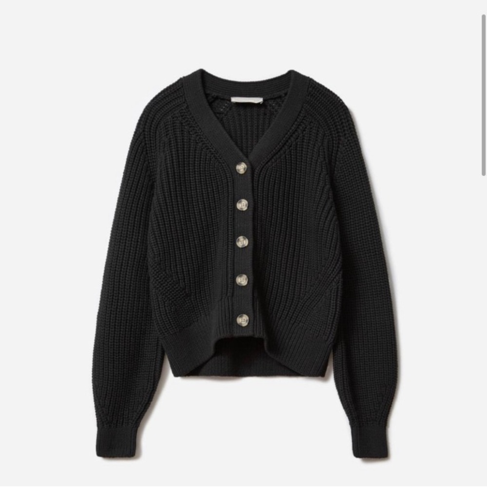 Everlane Cotton Texture Cardigan